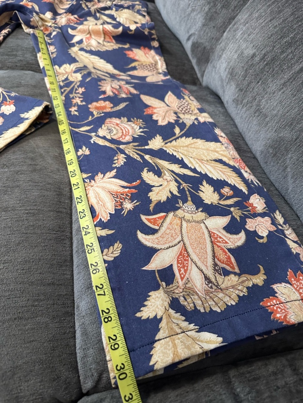 Sezane The Wide Leg Trouser in Never Ending Summer Size 38= US Size 6 - Picture 10 of 15